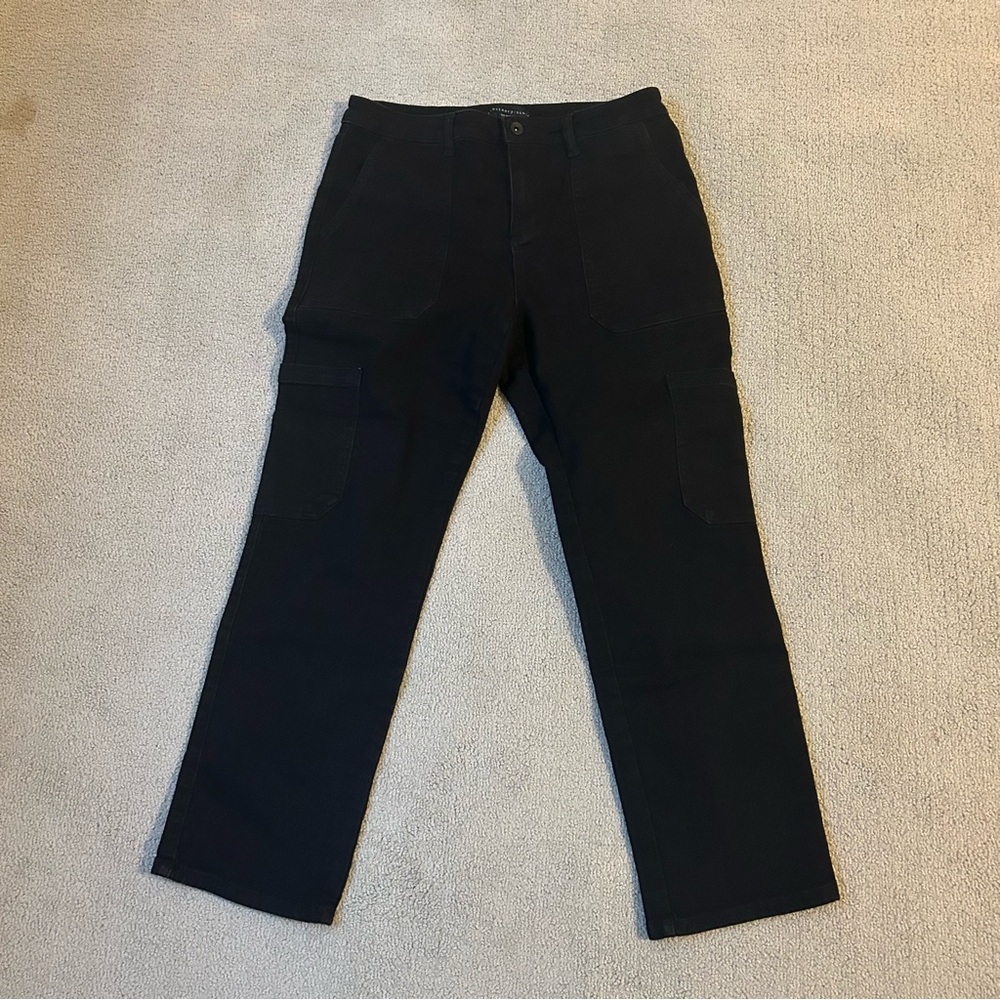 Sanctuary Denim Womens Black Ankle Denim Jeans Pockets Pants Size 30